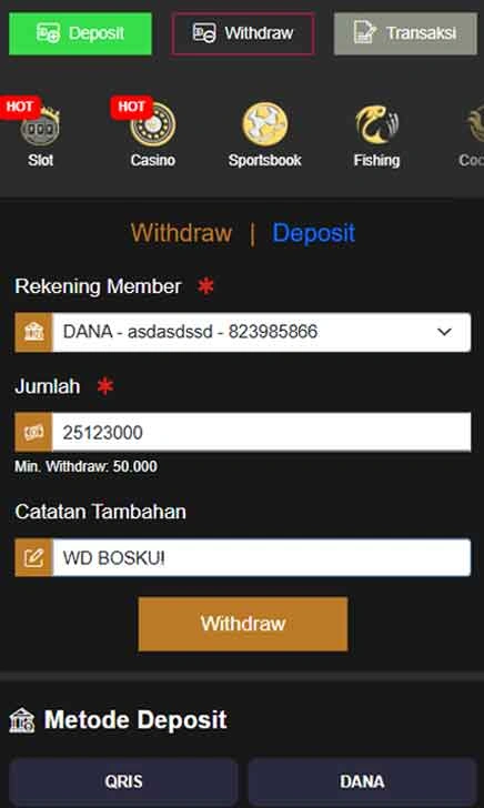 cara wd 5svip Slot Update Next